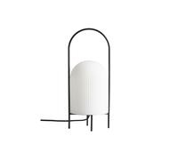 Woud Lampe de table Ghost Noir-verre opal brillant