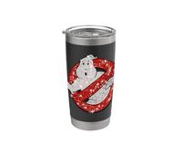 Ghostbusters No-Ghost Motif mosaïque à pois Gobelet isotherme en acier inoxydable double paroi