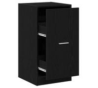 GHVBNMF Armoire à pharmacie avec 2 tiroirs en chêne noir 40 x 41 x 77,5 cm | Commode compacte en bois avec 2 tiroirs pour salon, couloir et bureau. Design intemporel rencontre l'espace de rangement.