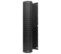 GHVBNMF Brise-vue pour balcon en polyrotin - Noir - 300 x 80 cm - Avec | Protection contre le vent et brise-vue robuste en rotin synthétique tissé pour balcon, terrasse et jardin. Facile à installer