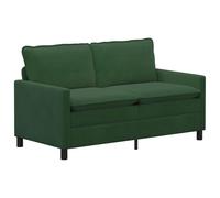 GHVBNMF Canapé 2 places Vert jungle 156 x 81 x 87,5 cm Canapé rembourré en | Canapé 2 places compact avec tissu côtelé doux et rembourrage double couche pour salon et chambre à coucher.