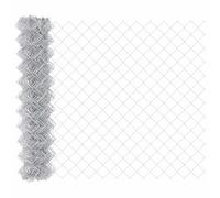 GHVBNMF Clôture à chaîne en acier galvanisé - 100 x 120 cm - Argenté | Clôture en treillis stable en métal galvanisé pour délimiter le jardin, la cour et la terrasse avec des mailles de 60 x 60 mm