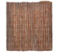 GHVBNMF Clôture en écorce - Brise-vue naturel - 400 x 100 cm | Tapis d'écorce réaliste pour jardin, terrasse et allée. Brise-vue et protection contre le vent flexibles à raccourcir