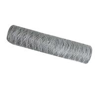 GHVBNMF Clôture hexagonale argentée 0,4 x 25 m en acier galvanisé | Clôture hexagonale solide pour jardin et terrasse. Idéal pour la bordure de parterres et la séparation des zones en extérieur