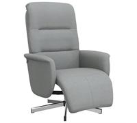 GHVBNMF Fauteuil de relaxation avec fonction allongée, fauteuil pivotant en | Fauteuil TV confortable pour salon et bureau, réglage manuel de 105 à 125 degrés, charge maximale de 110 kg.