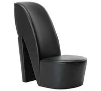 GHVBNMF Fauteuil de salon design chaussures à talons hauts en cuir | Fauteuil capitonné extravagant en cuir synthétique pour salon et salle de fête avec cadre pouvant supporter jusqu'à 110 kg.