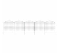 GHVBNMF Kit de clôture de bassin convexe - 77,5 x 78,5 cm - Vert - 5 | Clôture polyvalente en métal pour jardin, étang et parterre. L'ensemble robuste offre une protection fiable en extérieur.