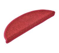 GHVBNMF Lot de 30 tapis d'escalier antidérapants - Rouge - 56 x 17 cm | 30 tapis d'escalier lavables pour escaliers dans l'escalier protègent les escaliers en bois de manière fiable contre l'usure