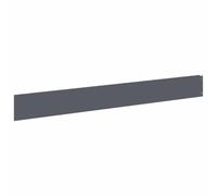 GHVBNMF Lot de 50 bordures de pelouse en acier anthracite 100 x 12 cm | Bord de coupe flexible en acier revêtu pour une séparation propre de la pelouse et des parterres de fleurs dans le jardin