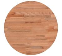 GHVBNMF Plateau de table rond en bois de hêtre massif Ø 40 x 2,5 cm pour | Plateau de rechange robuste en hêtre laqué pour table mange-debout ou table d'appoint dans le salon et le café.