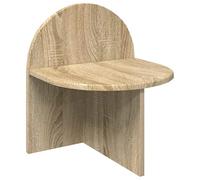 GHVBNMF Table de chevet en chêne Sonoma 40 x 35,5 x 45,5 cm | Utilisation flexible comme étagère murale ou table d'appoint debout. Étagère élégante dans la chambre à coucher avec une