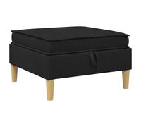 GHVBNMF Tabouret carré avec espace de rangement en tissu rembourré | Pouf cube polyvalent pour salon et chambre à coucher avec compartiment de rangement intégré pour couvertures et magazines.