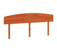 GHVBNMF Tête de lit 180 cm en pin massif marron ciré | Planche d'appui rustique en pin pour chambre à coucher, offre un maintien stable lorsque vous lisez et regardez la télévision