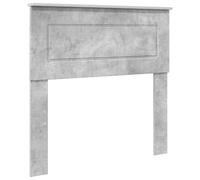 GHVBNMF Tête de lit en béton gris - 83 x 3 x 90 cm - Paroi arrière de lit | Panneau mural moderne pour la chambre à coucher et les chambres d'amis au design fin gris béton avec montage libre.