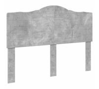 GHVBNMF Tête de lit en béton gris - Panneau arrière de lit - 153 x 3 x 100 | Housse de lit moderne pour chambre à coucher en bois solide avec dos fini pour un montage mural flexible.