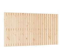 GHVBNMF Tête de lit en pin massif - Montage mural - 159,5 x 3 x 90 cm | Panneau mural rustique en bois brut pour chambre à coucher à monter facilement sur des lits sans dossier.
