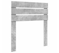 GHVBNMF Tête de lit gris béton 102 x 3 x 100 cm en bois | Panneau mural fin aspect béton pour chambre à coucher, flexible grâce à l'arrière entièrement conçu.