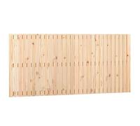 GHVBNMF Tête de lit murale en pin massif 185 x 3 x 90 cm | Élégant panneau de lit en pin pour montage mural dans la chambre à coucher. Offre un appui confortable lorsque vous lisez