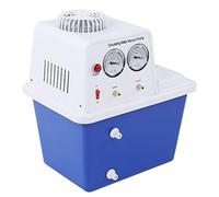 Ghzste Pompe à vide d'eau de circulation - 180 W - 60 l/min - Course de 8 m - Tête PTFE résistante à la corrosion avec double robinet à double mètre pour par évaporation en laboratoire