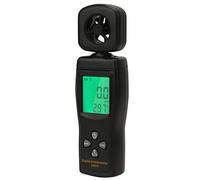Ghzste SMART SENSOR AS816 Mini anémomètre numérique de vitesse du vent et testeur de température avec rétroéclairage LCD, 0,3 à 30 m/s pour flux d'air HVAC et mesure du vent extérieur