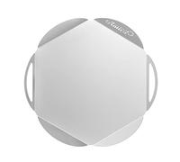 Gi.Metal Plateau en aluminium pour pizza, dessin pétale, diamètre 33 cm