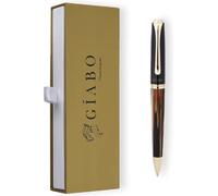 Gíabo Dreamer │Stylo à bille de haute qualité avec boîte cadeau│Joli stylo à bille twisté fait main avec mine noire │Corps en résine synthétique