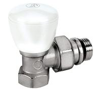 GIACOMINI Robinet radiateur équerre R5TG R5X033 série fer simple réglage 1/2'' 15x21 chromé