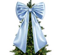 Giant Christmas Tree Bow 40x24inch Reusable Extra Large Tree Topper | Wedding Gala Oversized Bow for Wedding Engagement Birthday Room Fireplace