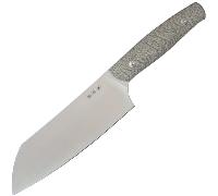Giant Mouse Santoku Toile Verte / Lame Satinée Nitro B GM-KITCHEN-SANTOKU