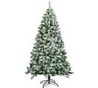 Giantex Arbre de Noël Artificiel Enneigé 180CM, 928 Branches Aiguilles, Support Pliable Vert G