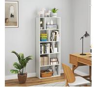 GIANTEX Bibliothèque à 5 Étagères, Étagère de Rangement avec 10 Compartiments Ouverts, pour Salon, Bureau, 60 x 25 x 160 cm, Blanc