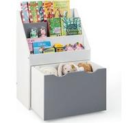 Giantex Bibliothèque Enfant Étagères à Livres avec 4 roulettes, Charge 11kg pour 3-6 Ans G