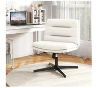 GIANTEX Chaise de Bureau Ergonomique-Hauteur Réglable-Dossier Inclinable-Charge 150 kg-Fauteuil Rembourré pour Bureau,
