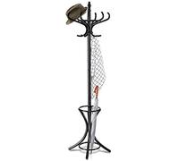 Giantex Portemanteaux pour Entrée,Hauteur 184 cm, Perroquet Porte Manteau avec 12 Crochets & Porte-Parapluies, Portant à vêtements sur Pied en Forme d'arbre, pour Entrée,Couloir (Noir)