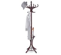 Giantex Portemanteaux pour Entrée,Hauteur 184 cm, Perroquet Porte Manteau avec 12 Crochets & Porte-Parapluies, Portant à vêtements sur Pied en Forme d'arbre, pour Entrée,Couloir (Marron)
