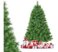 Giantex Sapin de Noël Artificiel 180 CM, 1250 Branches, Matériel PVC Arbre de Noël Vert