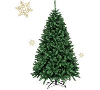 GIANTEX Sapin de Noël Artificiel 180 CM- 1355 Branches- Arbre de Noël Automatique- Support en Métal Pliable- Idéal Décor de Fête
