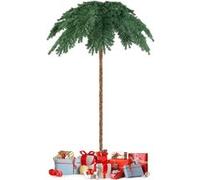 Sapin de Noël Artificiel de 180 cm, Palmier de Noël Pré-Illuminé