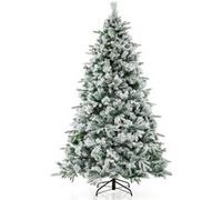 Sapin de Noël artificiel illuminé structure automatique avec Base en Fer, 180cm