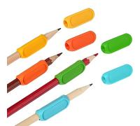 Giantree Lot de 8 Aides à L'écriture pour Stylo pour Enfants, Silicone Guide Doigts Ecriture Enfant, Poignées Triangulaires pour Crayons, Pencil Grips for Kids