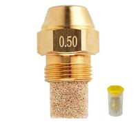 Gicleur de Brûleur à Mazout Type S 030F6914 - Angle 60°, Débit 0,50 US Gal/h à 7 Bars, en Bronze - Atomisation Précise pour Systèmes de Chauffage Fioul Résidentiels et Industriels (1pcs 0.5)