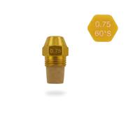 Gicleur Universel Chaudière Fioul - Gicleur OD Type S - 0,75 US gal/h - 60° S - Remplace Gicleur Danfoss, Delavan, Monarch, Steinen - Gicleur Générique - Laiton - Haute Qualité