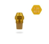Gicleur Universel Chaudière Fioul - Gicleur OD Type S - 1,25 US gal/h - 60° S - Remplace Gicleur Danfoss, Delavan, Monarch, Steinen - Gicleur Générique - Laiton - Haute Qualité