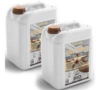 GiDeli Bioéthanol Lot de 2 x 10 l Parfum vanille 96,6 % éthanol pour cheminée intérieure et extérieure Sans fumée ni suie En maïs et betterave sucrière
