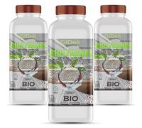 GiDeli Bioéthanol Lot de 3 bio-éthanol Parfum noix de coco 96,6 % éthanol pour intérieur et extérieur Sans fumée ni suie Fabriqué à partir de maïs et de betterave sucrière
