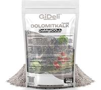 GiDeli Chaux Dolomitique 5 kg - Chaux pour gazon au printemps pour augmenter le pH du sol - Amendement calcaire pour améliorer la structure du sol - Anti-mousse riche en calcium et magnésium
