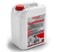 GiDeli Liquide solaire 20 l - Protection contre le gel - Mélange prêt à l'emploi jusqu'à -32 °C - Propylène glycol non toxique - Protection fiable contre la corrosion - Efficacité thermique maximale