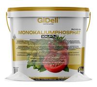 GiDeli Phosphate Monopotassique MKP 5kg - Engrais Hydrosoluble pour Fertirrigation et Usage Foliaire - Idéal pour Potager, Serre, Arbres Fruitiers - Sans Azote, Favorise Floraison et Fructification