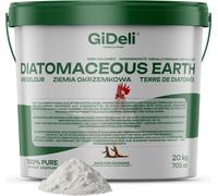 GiDeli Terre Diatomée 20 kg - Poudre de diatomée pure contre les acariens des oiseaux