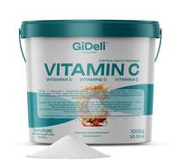 GiDeli Vitamine C Poudre pour piscines 1 kg Technique hautement Pure pour neutraliser Le Chlore, Spa, Jacuzzi, Aquarium, Eau de Bassin (1000g)